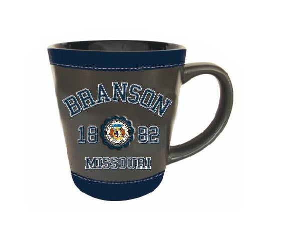 Branson Latte  Mug State Seal Embossed