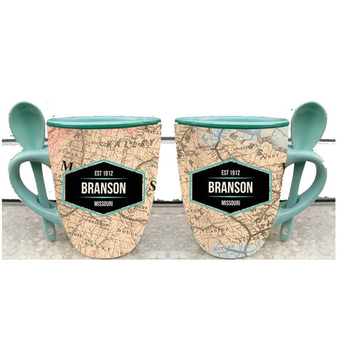 Branson Mug Map w/Spoon