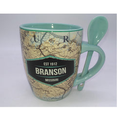 Branson Mug Map w/Spoon
