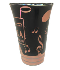 Branson Shot Glass Rose Gold Music Note