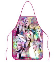 Marilyn Apron Color Collage -