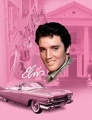 Elvis Sign Pink w/Gtrs