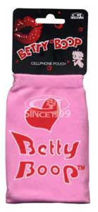 Betty Boop Pouch with Adjustable Strap Pink Name