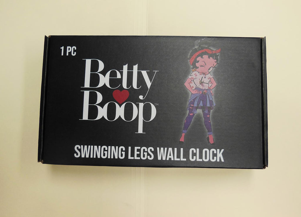 Betty Boop Swinging Legs Wall Clock Attitude